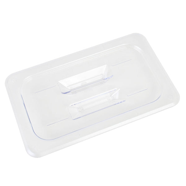 Thunder Group PLPA7140C Polycarbonate Clear Solid Cover For Quarter Size Food Pan