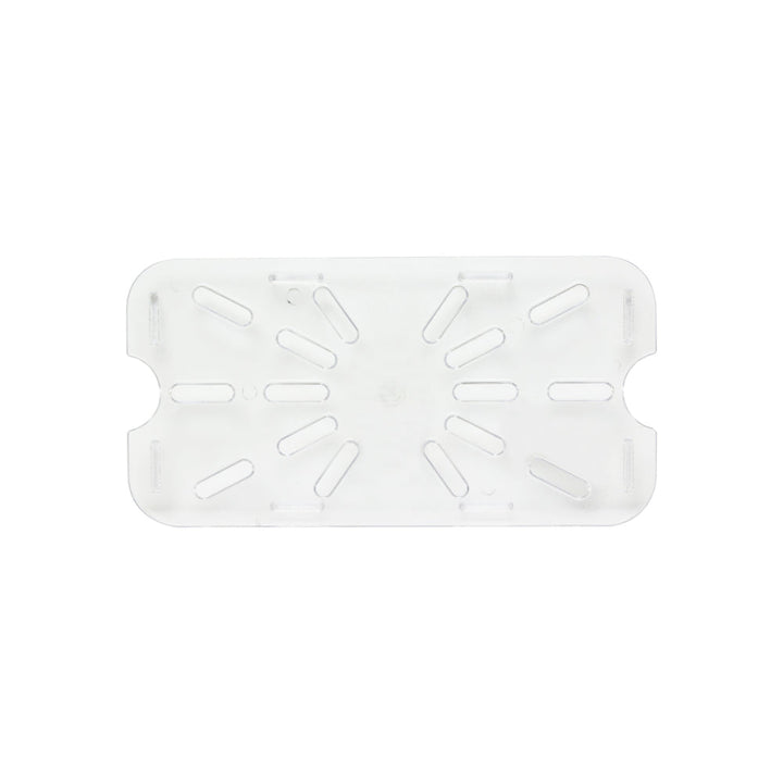 Thunder Group PLPA7140DS Polycarbonate Clear Drain Shelf for Quarter Size Food Pan