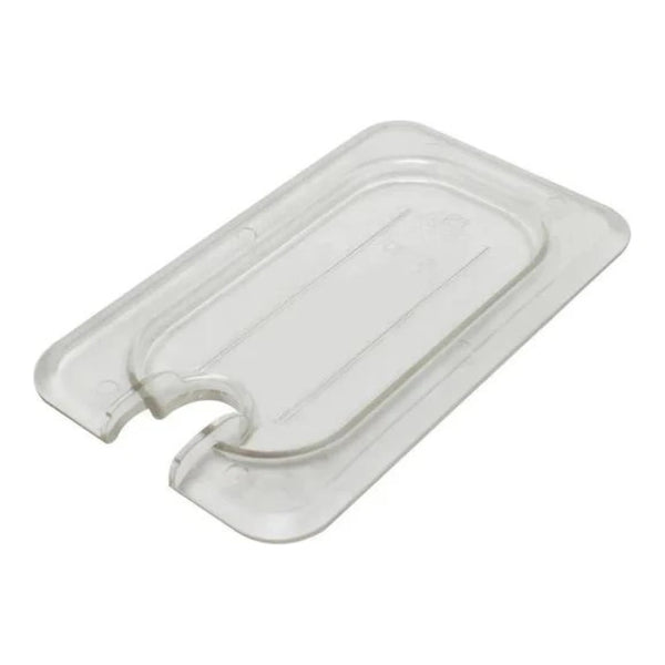 Thunder Group PLPA7190CS Polycarbonate Clear Slotted Cover For Ninth Size Food Pan