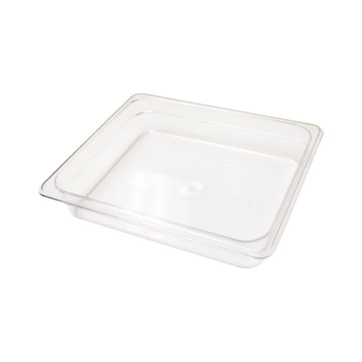 Thunder Group PLPA8122 Polycarbonate 2-1/2" Clear Half Size Food Pan