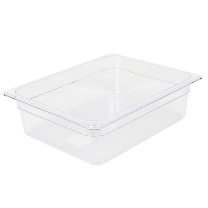 Thunder Group PLPA8124 Polycarbonate 4" Clear Half Size Food Pan