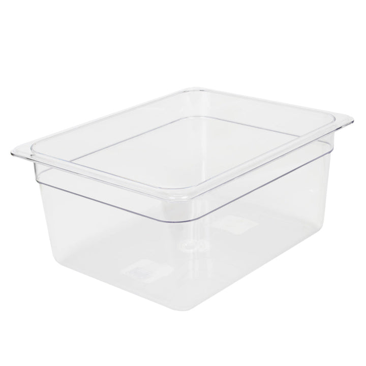 Thunder Group PLPA8126 Polycarbonate 6" Clear Half Size Food Pan