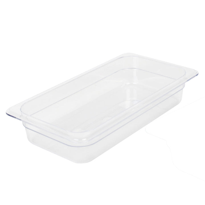 Thunder Group PLPA8132 Polycarbonate 2-1/2" Clear Third Size Food Pan