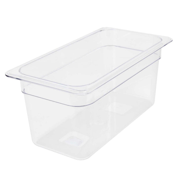 Thunder Group PLPA8136 Polycarbonate 6" Clear Third Size Food Pan