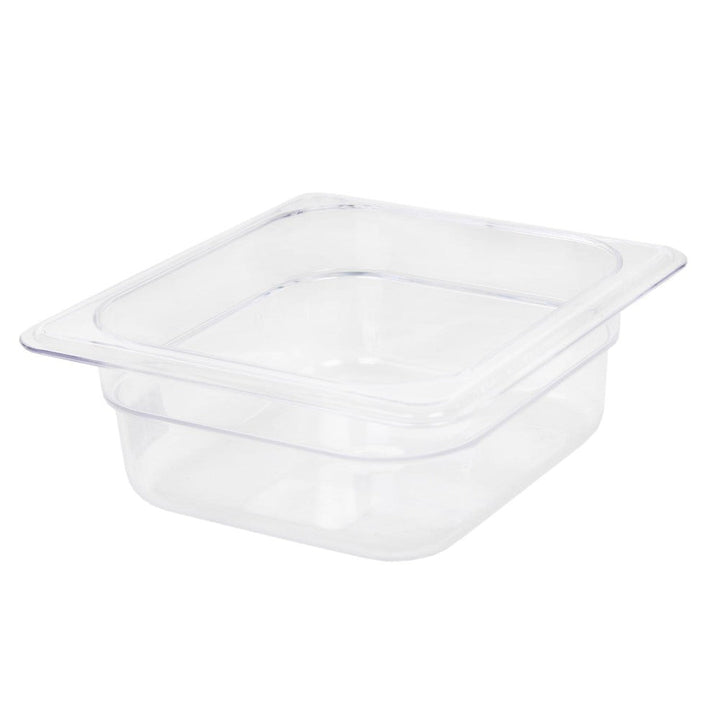 Thunder Group PLPA8162 Polycarbonate 2-1/2" Clear Sixth Size Food Pan