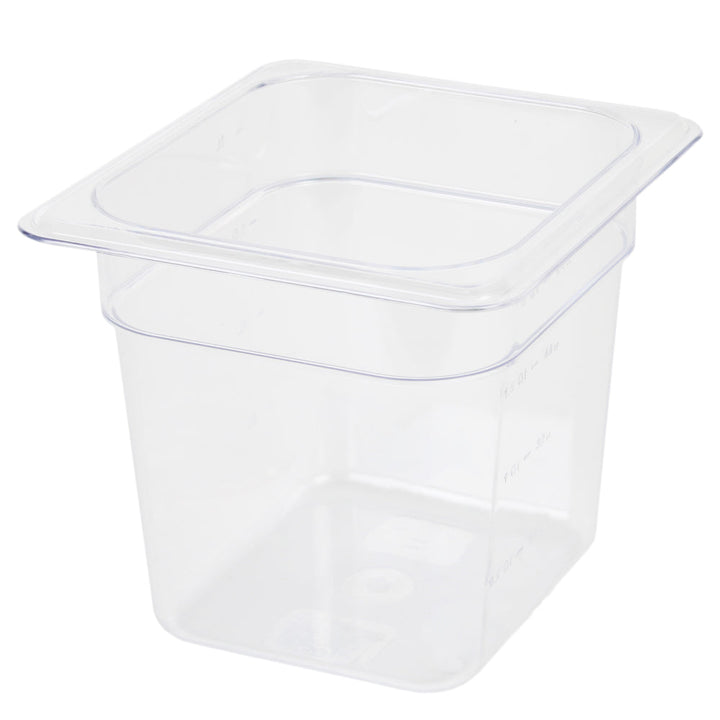 Thunder Group PLPA8166 Polycarbonate 6" Clear Full Size Food Pan