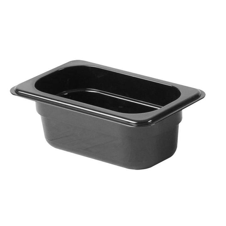 Thunder Group PLPA8192BK Polycarbonate 2-1/2" Black Ninth Size Food Pan