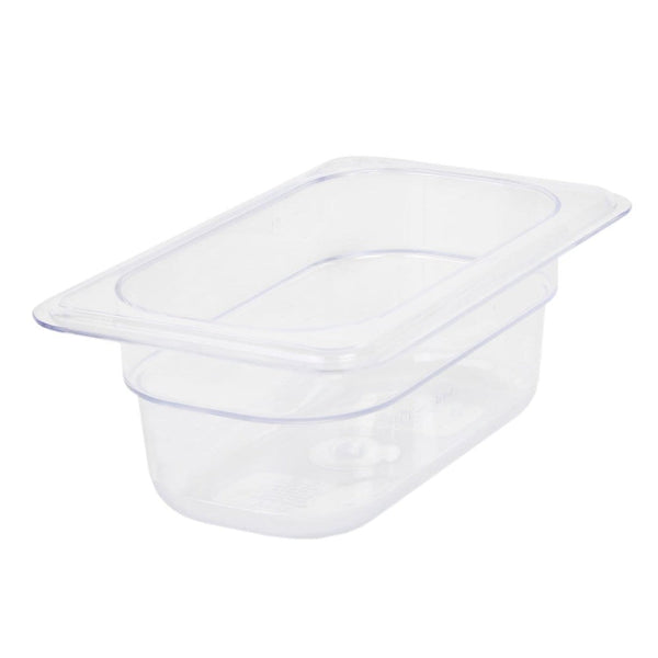 Thunder Group PLPA8192 Polycarbonate 2-1/2" Clear Ninth Size Food Pan