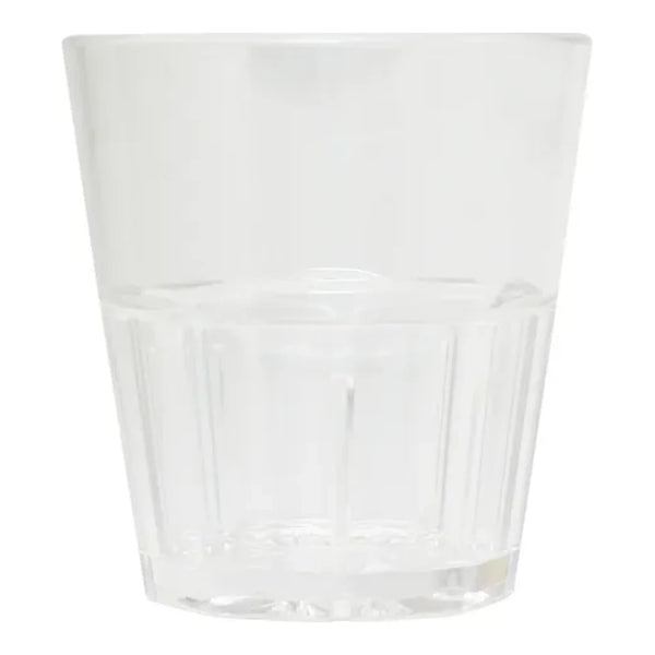 Thunder Group PLPCTB108CL 8 oz Polycarbonate Diamond Rock Glass Clear Pack of 12