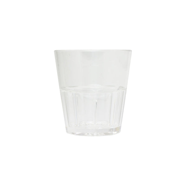 Thunder Group PLPCTB108CL 8 oz Polycarbonate Diamond Rock Glass Clear Pack of 12