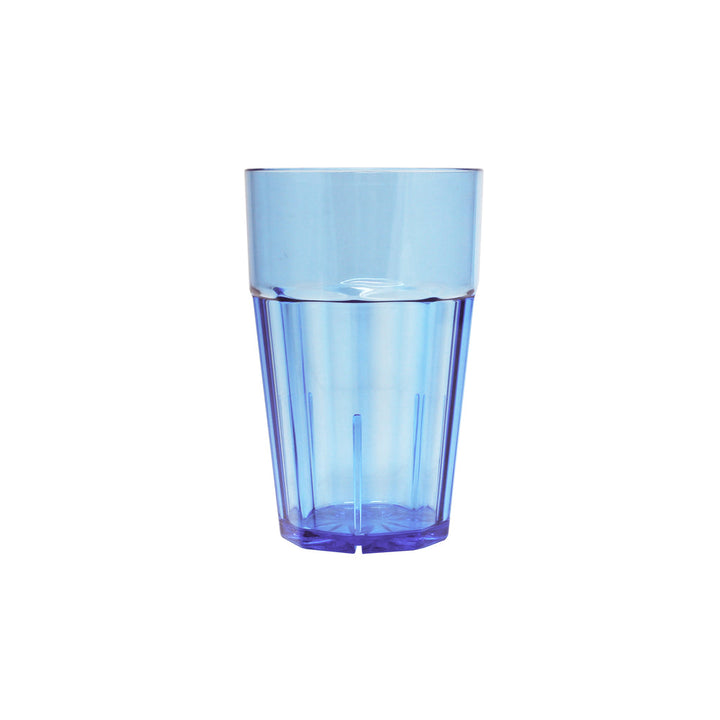 Thunder Group PLPCTB110BL 10 oz Polycarbonate Diamond Tumbler Glass Blue Pack of 12