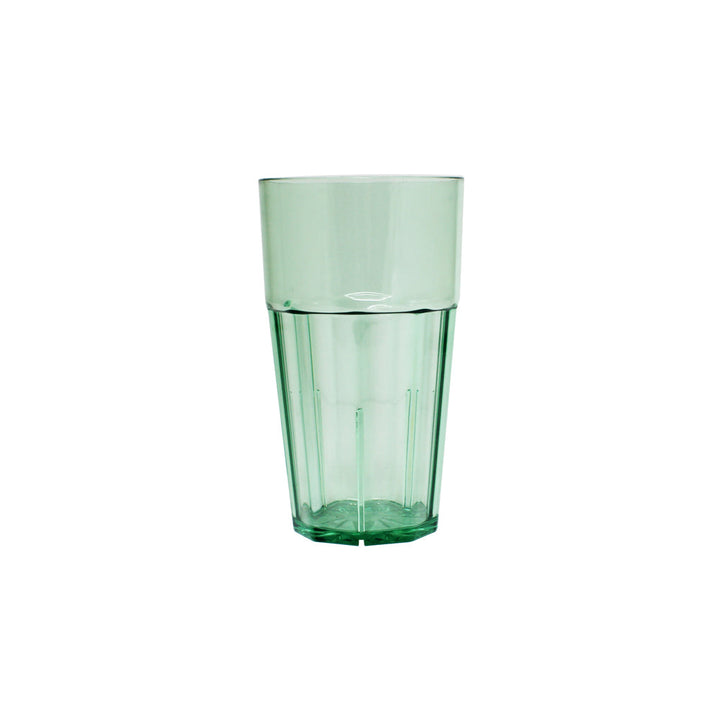 Thunder Group PLPCTB114GR 14 oz Polycarbonate Diamond Tumbler Glass Green Pack of 12