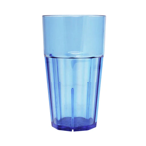 Thunder Group PLPCTB116BL 16 oz Polycarbonate Diamond Tumbler Glass Blue Pack of 12