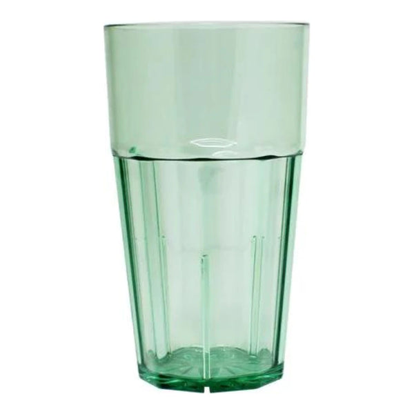 Thunder Group PLPCTB116GR 16 oz Polycarbonate Diamond Tumbler Glass Green Pack of 12