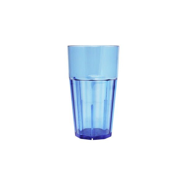 Thunder Group PLPCTB120BL 20 oz Polycarbonate Diamond Tumbler Glass Blue Pack of 12