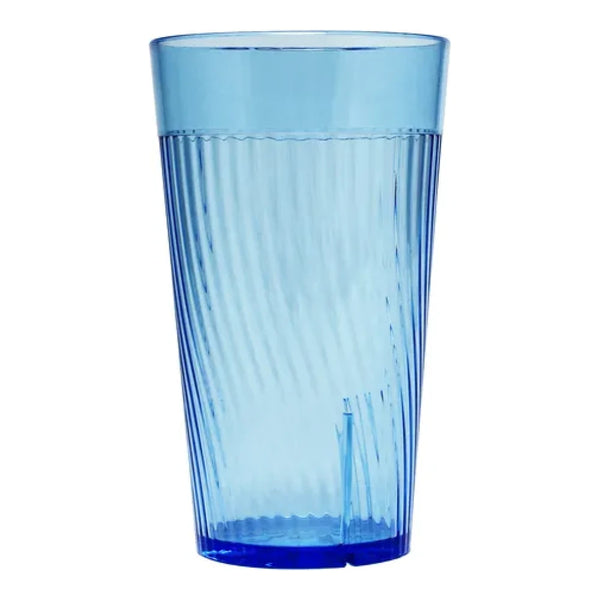 Thunder Group PLPCTB308BL 8 oz Polycarbonate Belize Tumbler Glass Blue Pack of 12