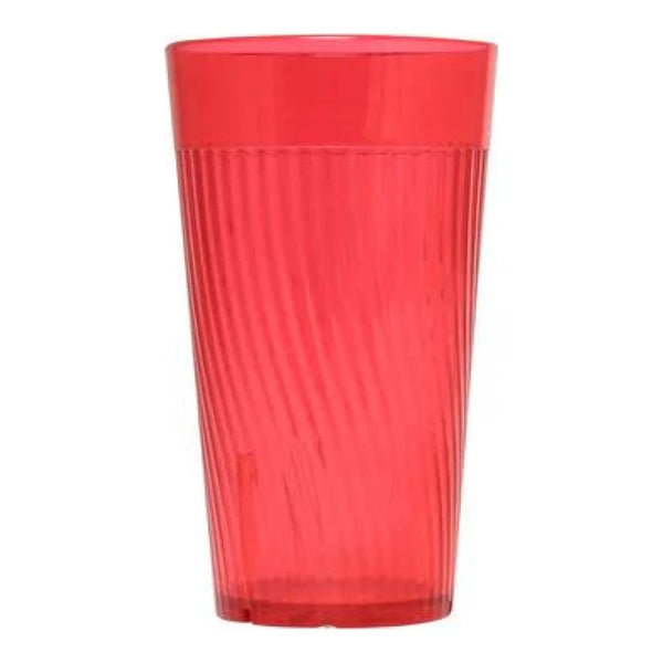 Thunder Group PLPCTB308RD 8 oz Polycarbonate Belize Tumbler Glass Red Pack of 12