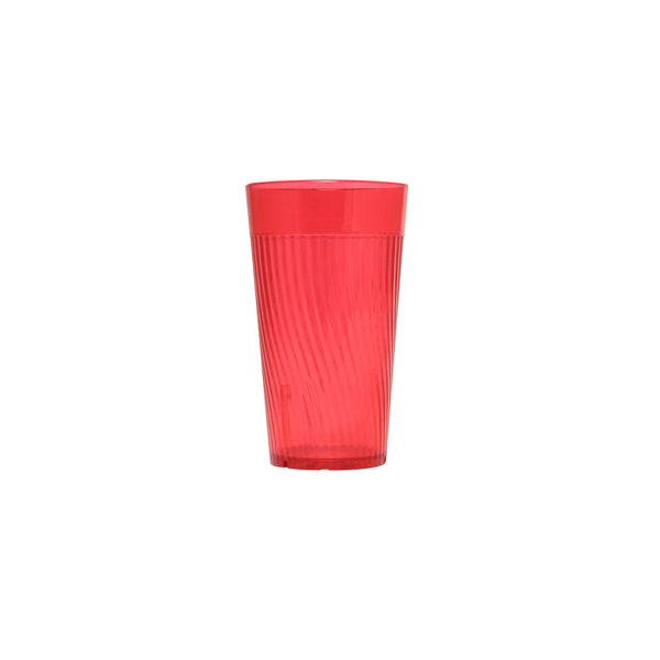 Thunder Group PLPCTB310RD 10 oz Polycarbonate Belize Tumbler Glass Red Pack of 12