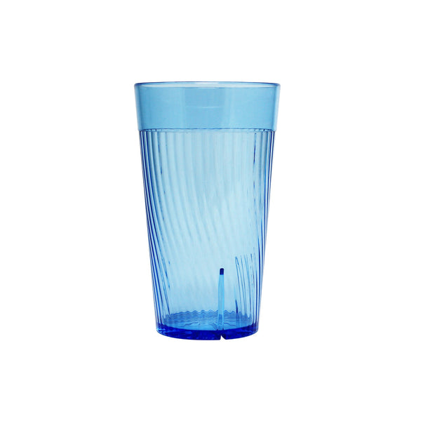 Thunder Group PLPCTB312BL 12 oz Polycarbonate Belize Tumbler Glass Blue Pack of 12