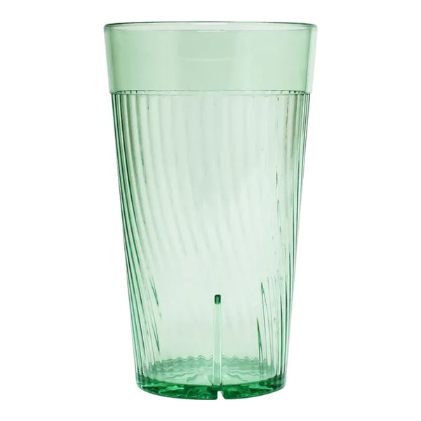 Thunder Group PLPCTB312GR 12 oz Polycarbonate Belize Tumbler Glass Green Pack of 12