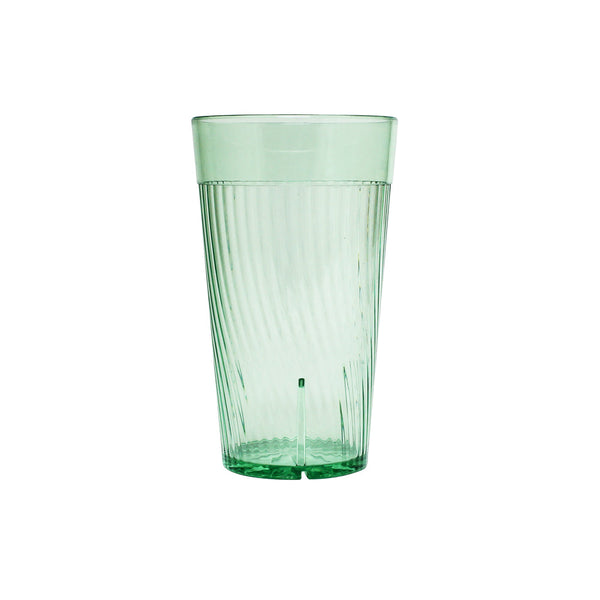 Thunder Group PLPCTB312GR 12 oz Polycarbonate Belize Tumbler Glass Green Pack of 12