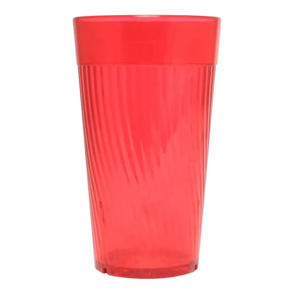 Thunder Group PLPCTB312RD 12 oz Polycarbonate Belize Tumbler Glass Red Pack of 12