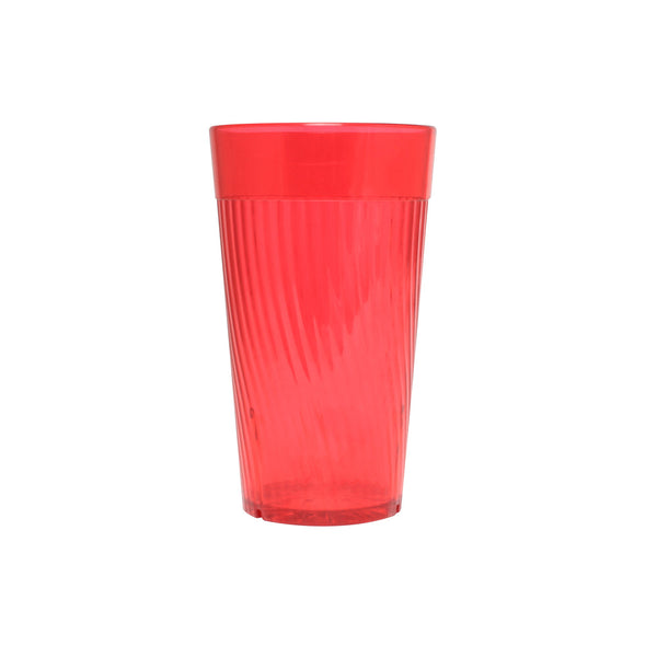 Thunder Group PLPCTB312RD 12 oz Polycarbonate Belize Tumbler Glass Red Pack of 12