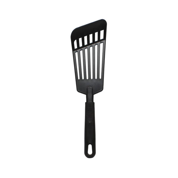 Thunder Group PLPP002BK Nylon 12" x 3-1/7" x 1" Slotted Spatula Black