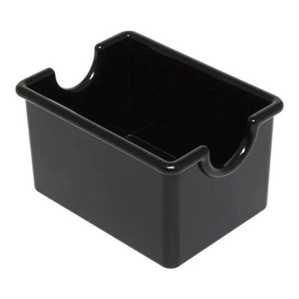 Thunder Group PLSP032BK 3-1/2" x 2-1/2" x 2" Acrylonitrile Sugar Packet Holder Black Pack of 12