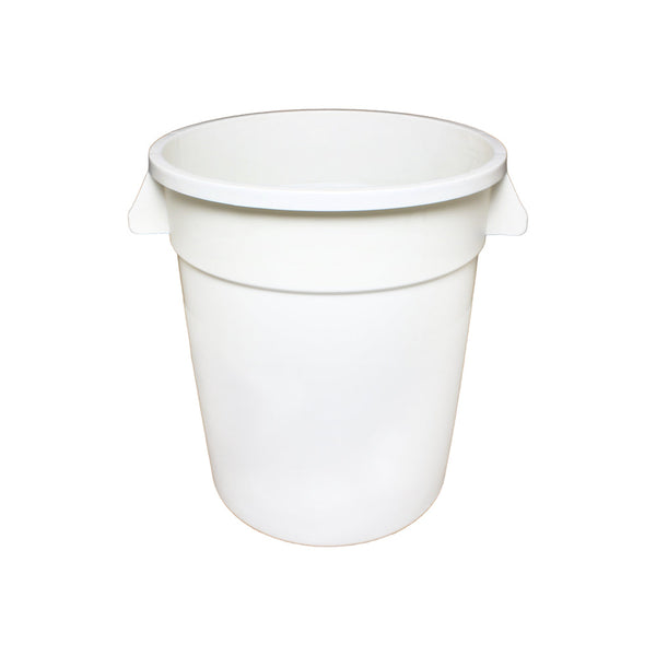 Thunder Group PLTC020W 20 Gallon Plastic Round Trash Can White