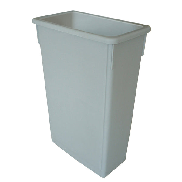 Thunder Group PLTC023G 23 Gallon Polyethylene Trash Can Gray