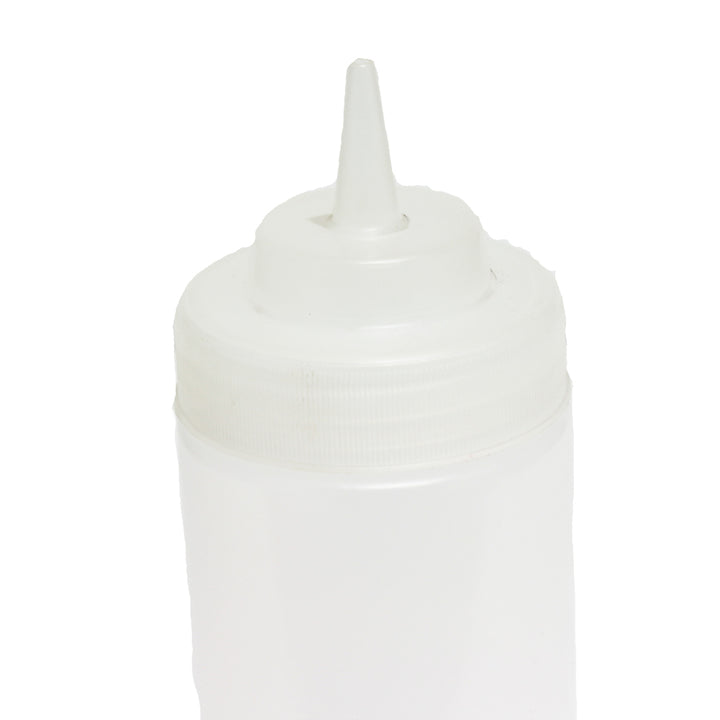 Thunder Group PLTHSB016CW 16 oz Polyethylene Clear Wide-Mouth Squeeze Bottle Clear PACK