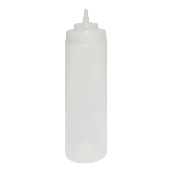 Thunder Group PLTHSB024CW 24 oz Polyethylene Wide-Mouth Squeeze Bottle Clear PACK