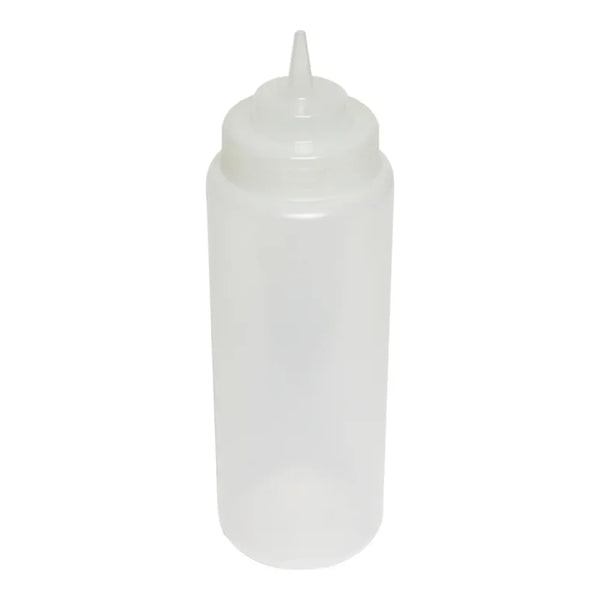 Thunder Group PLTHSB032CW 32 oz Polyethylene Wide-Mouth Squeeze Bottle Clear PACK