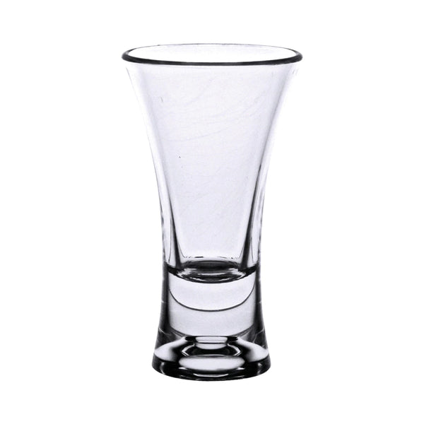 Thunder Group PLTHSG002AC 2 oz Polycarbonate Flair Shot Glass Clear