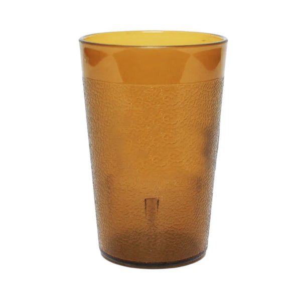 Thunder Group PLTHTB008A 8 oz Traditional Amber Tumbler Pack of 12