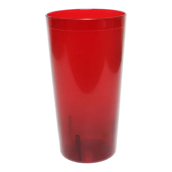 Thunder Group PLTHTB032TR 32 oz Traditional Red Tall Tumbler Pack of 12