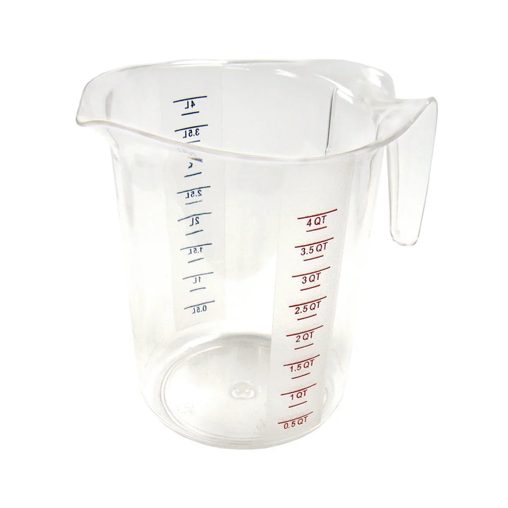 Winco PMCP-400 4qt Measuring Cup, PC, Color Graduations