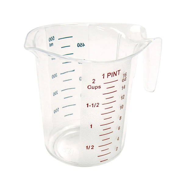 Winco PMCP-50 1pt Measuring Cup, PC, Color Graduations