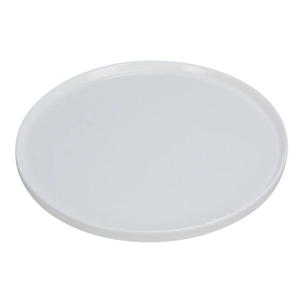 Yanco PP-112 Pizza Plate Coupe, 12" Diameter, White Porcelain, Pack of 12