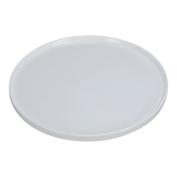 Yanco PP-114 Pizza Plate Coupe, 14" Diameter, White Porcelain, Pack of 12