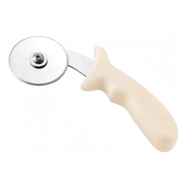 Winco PPC-2W Pizza Cutter, 2-1/2"Dia Blade, White PP Handle