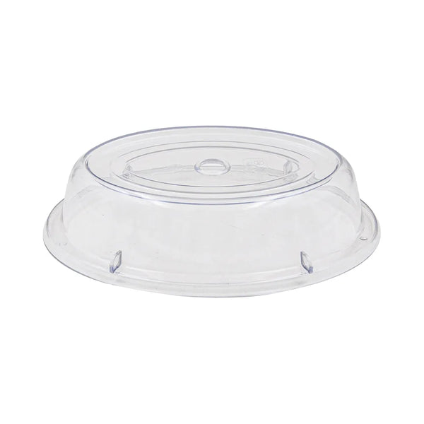 CAC China PPCO-41 Plate Cover PC Clear Oval 14" /Each