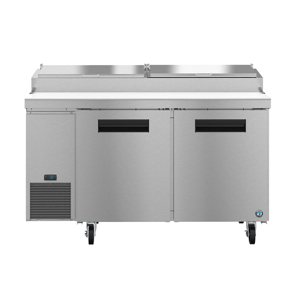 Hoshizaki PR60B Two Section Pizza Prep Refrigerated Table, 60" W x 32.25" D x 43.25" H