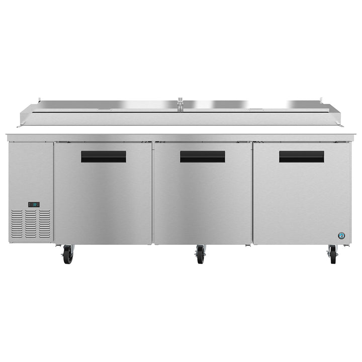 Hoshizaki PR93A Three Section Pizza Prep Refrigerated Table, 93" W x 32.25" D x 43.5" H