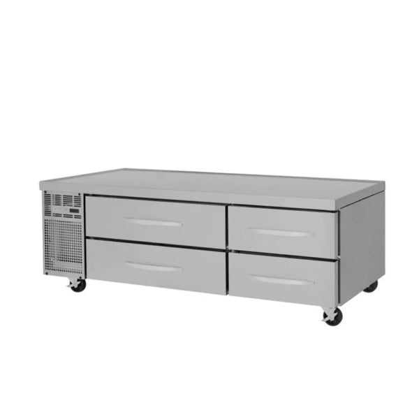 Turbo Air PRCBE-72R-N 72" 2 Section PRO Series Refrigerated Chef Base, 12.14 cu. Ft., 115/60/1