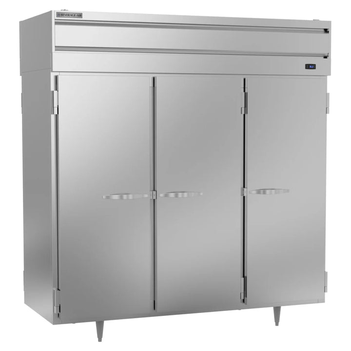 Beverage-Air PRD3HC-1AS 78" Stainless Steel Solid Door Pass Through Refrigerator