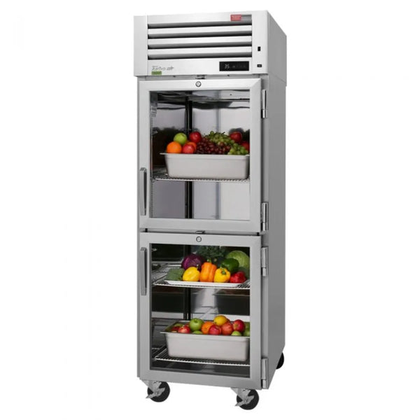 Turbo Air PRO-26-2R-G-N(-L) 28-3/4" 1 Section Top Mount Refrigerator, 25.73 cu. ft., 115/60/1