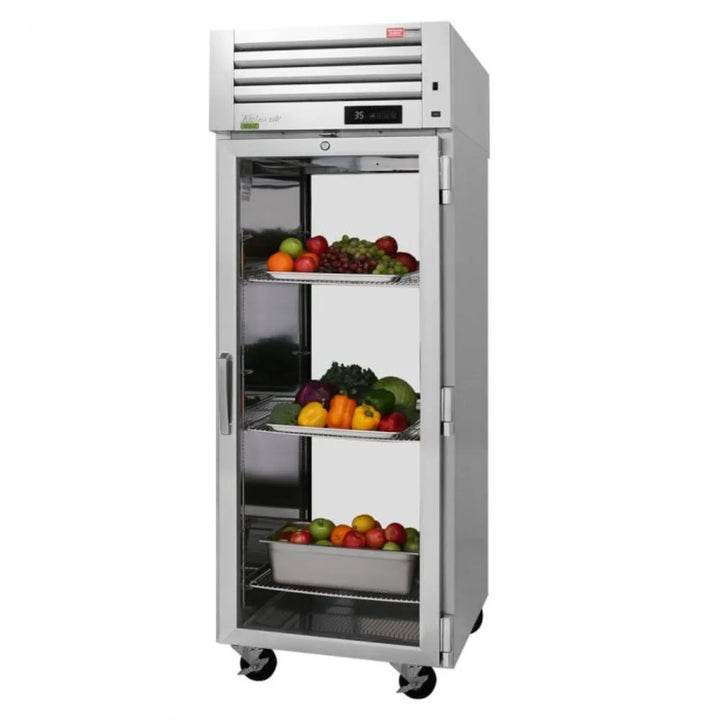 Turbo Air PRO-26R-G-PT-N(-L) 28.75" 1 Section Pass-Thru, Top Mount Refrigerator, 29.01 cu. Ft., 115/60/1