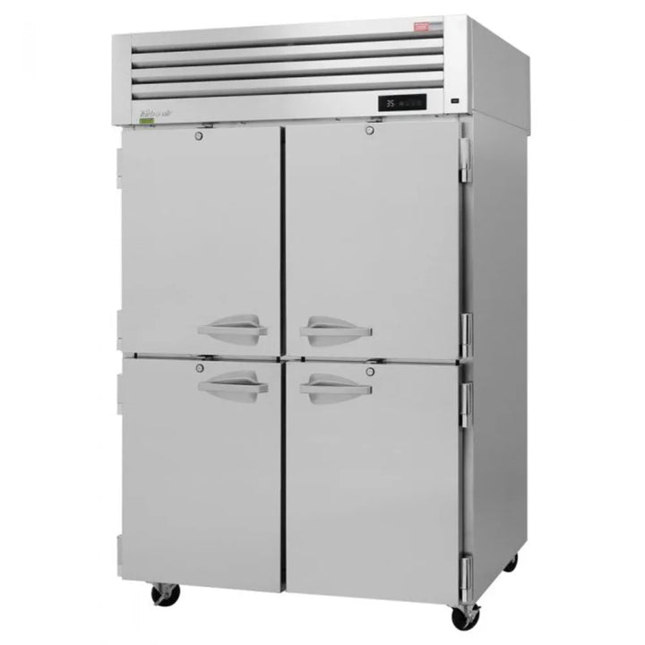 Turbo Air PRO-50-4R-N(-AR) 51.75" 2 Section Top Mount Reach-In Refrigerator, 45.57 cu. Ft., 115/60/1